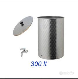 Bidone olio 300 litri con rubinetto 