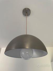 Lampada a sospensione in alluminio opaco (Ø37cm)