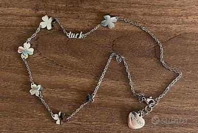 Collana lucky quadrifoglio Sagapò