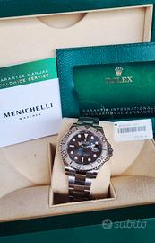 ROLEX YACHTMASTER 126622 RHODIUM 2020 PARI NUOVO 