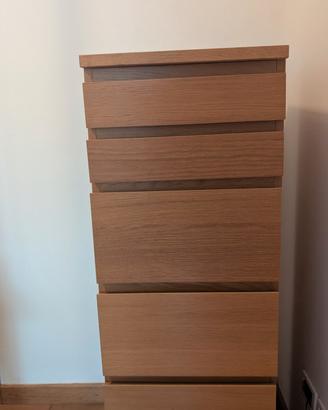 Cassettiera Malm 6 cassetti