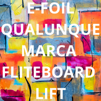 Fliteboard lift foil e foil efoil sup canoa pagaia