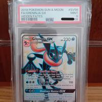 Greninja GX FA Hidden Fates SV56 PSA 9