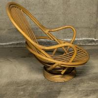 Poltrona bambù Mid century