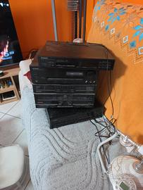 impianto hi fi pioner completo anni 80