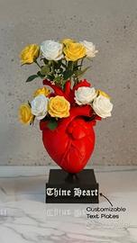 Vaso cuore anatomico stampato in 3d