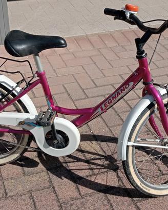 Bici Bimba Legnano Ruote 20" Usata Fucsia