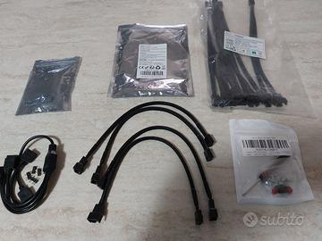 Lotto accessori PC NUOVI – ARGB / ventole PWM / SS