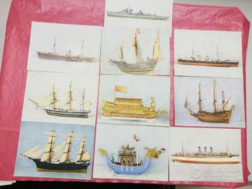 10 Cartoline vintage navi e velieri – Galeoni, ecc
