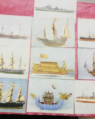 10 Cartoline vintage navi e velieri – Galeoni, ecc