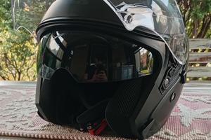 Casco Jet IXS nero opaco 