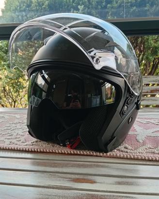 Casco Jet IXS nero opaco 