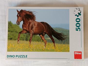 puzzle 500 pezzi con cavallo