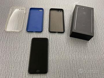 Iphone 7 Plus 128gb Black con scatola e 3 custodie