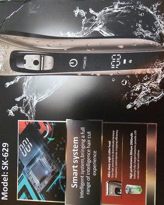 RASOIO ELETTRICO RICARICABILE RESISTENTE ALL'ACQUA