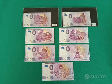 banconote 0 euro da collezione 