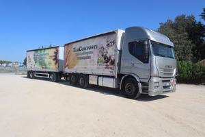 IVECO STRALIS 500 MOTRICE CENTINATA+RIMORCHIO BA