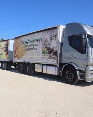 IVECO STRALIS 500 MOTRICE CENTINATA+RIMORCHIO BA