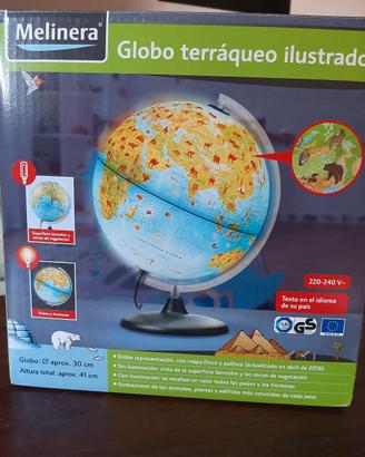 mappamondo illuminato 