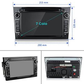 Autoradio opel corsa D touchscreen 7 pollici