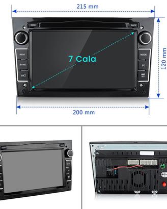 Autoradio opel corsa D touchscreen 7 pollici