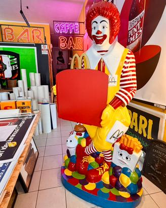 Statua In Resina Ronald McDonald - Vintage