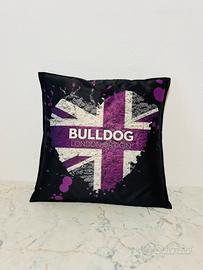 Bulldog Gin cuscino Club Haus 80's