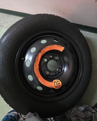 Ruotino Fiat 500 + bulloni antirapina