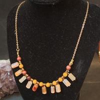collana agata persiana, mookaite,ematite,