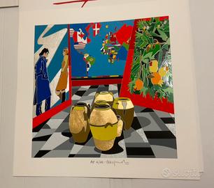 Serigrafia Ugo Nespolo