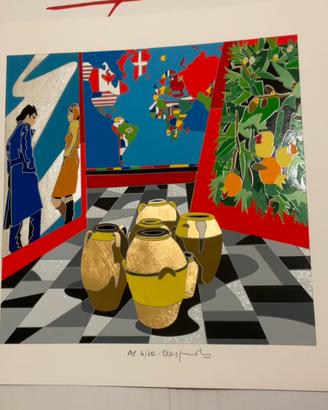 Serigrafia Ugo Nespolo
