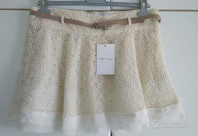 Minigonna donna ragazza M con cinturina