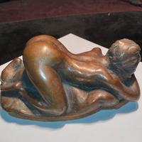 Statua bronzetto Art Deco - a cera persa