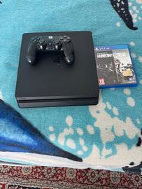PS4 slim 1tb + joystick originale+ rainbow six