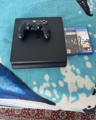 PS4 slim 1tb + joystick originale+ rainbow six