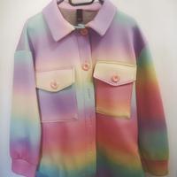 Cappotto donna corto multicolor