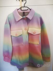 Cappotto donna corto multicolor