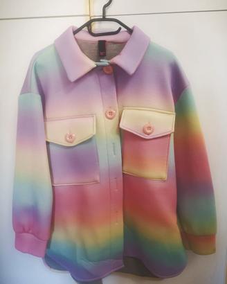Cappotto donna corto multicolor