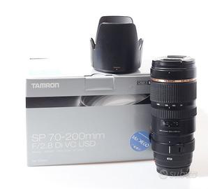 OBIETTIVO TAMRON SP 70-200 F/2.8 DI VC USD. CANON.