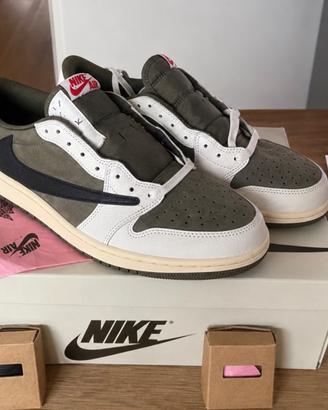 Nike Jordan 1 Low Olive Green Travis Scott  EU 42