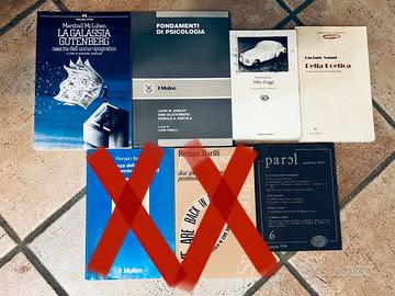 Lotto 5 libri DAMS Psicologia e Comunicazione