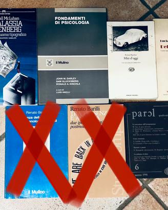 Lotto 5 libri DAMS Psicologia e Comunicazione
