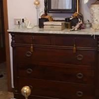 cassettone c/ piano in marmo 