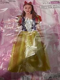 Vestito carnevale biancaneve
