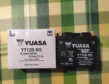 Batteria Yuasa super MF yt12b-bs 12V 10AH