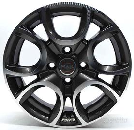 4 Cerchi da 14' in Lega - Mak - Torino Fiat Lancia