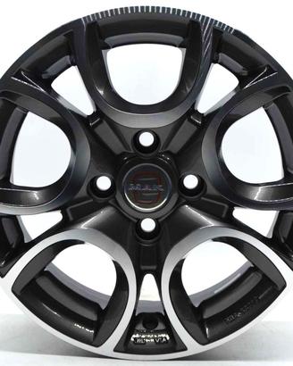 4 Cerchi da 14' in Lega - Mak - Torino Fiat Lancia