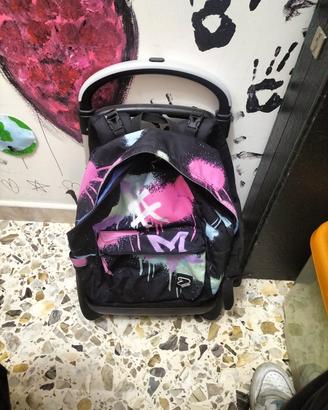 zaino seven+ carrellino porta zaino 