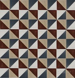 Composizione piastrelle, mosaico di cementine