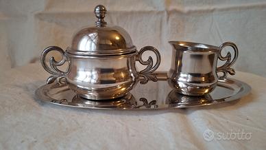 set silver plate vintage 